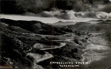 Topanga CA Winding Mountain Road c1920s-30s Real Photo Vintage Postcard bhn picture