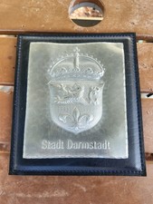 Vintage Cold War Darmstadt Germany Presentation Plaque General William E Cooper picture