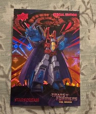  Upper Deck Transformers Movie 40th STARSCREAM Anniversary RED FOIL #1238/1986 picture