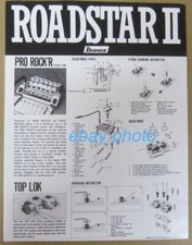 Original 1984 Ibanez Roadstar II PRO ROC'R adjustment Instruction sheet Japan picture