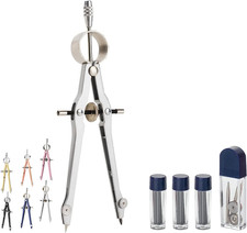 - Professional Compass for Geometry, Extra Lead | Metal Compass Drawing picture