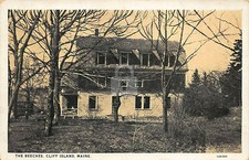 Cliff Island ME Maine The Beeches Postcard Copy picture