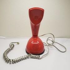 Vintage 60's Ericofon Red Cobra Rotary Dial Modern Design MCM North Electric Co picture