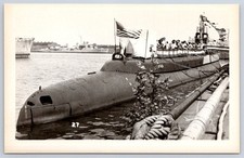 U505 German Submarine Capture CHICAGO Science Industry 1950s RPPC picture