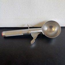 Vtg Myers De Luxe Disher Ice Cream Scooper DeLuxe spoon scoop Stainless Steel picture