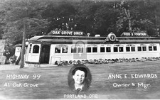 Oak Grove Diner Restaurant Portland Oregon OR - Reprint picture