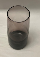 Vtg Purple Amethyst Color Glass Vase Bottom Heavy 6 1/2