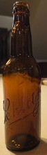 Rare Vintage Pre-pro (Early 1900s) Schlitz Amber Beer Bottle - Milwaukee picture