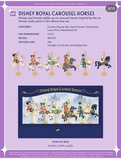 D23 2026 MOG Disney Royal Carousel Horses Box Set Pins LE 250 In Hand picture