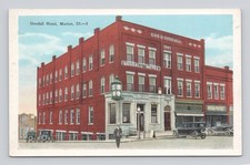 Postcard Goodall Hotel Marion IL Illinois ~ Unposted picture