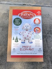2ft Misfit Elephant Rudolph the Red Nosed Reindeer Christmas Animatronic IN HAND picture