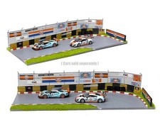 American Diorama Gulf Oil Race Track Diorama with Decals 1/64 Scale 76533 picture