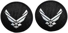 AirMan Logo Embroidered Military Patch || 2PC HOOK BACKING  3
