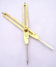Brass Proportional Divider 9 Inches Engineer Drafting Scientific Tool Handmade picture