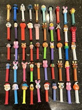 Huge Vintage Lot Of 50 Total Pez Dispensers LOOK picture