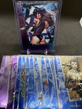 2013 Rittenhouse Women of Marvel Series 2 Sapphire Parallel / Base (You Pick) picture