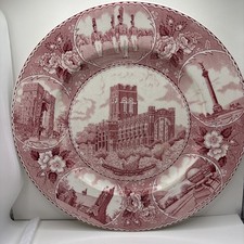 Vintage West Point Country Plate Royal Staffordshire Pottery England 10” picture