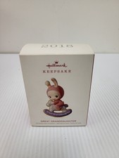 Hallmark Keepsake 2018 Great Granddaughter Bunny Ornament picture