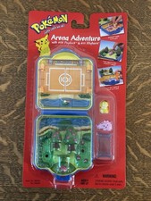 New 1999 Hasbro Pokemon Arena Adventure Playset with #54 Psyduck & #111 Rhyhorn picture