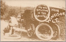 c1910s WINDSOR, Connecticut RPPC Photo Postcard 