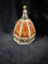 Vtg Eximious Limoge Dome of St Peter’s Basilica Trinket Box. New in Orig Box picture