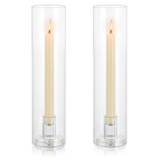 Inweder Hurricane Glass Candle Holders 11.8