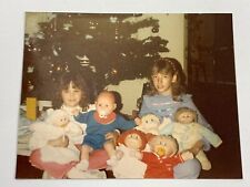 (Ah) Original Found Photo Photograph Snapshot 1984 Christmas Cabbage Patch Kids picture