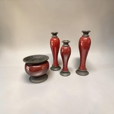 4 piece Set Vintage Retired PartyLite Moroccan Spice candel holders Retired picture