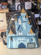2019 Loungefly Disney Parks Cinderella Castle Mini Backpack picture