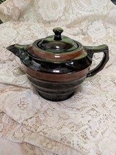 Vintage Sadler England Brown Betty Teapot 4 Cup Redware Ceramic Retro 1940s picture