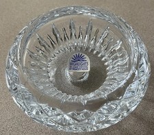 Set of 2 Vintage Crystal Princess House Highlights Heavy Candleholders 4.5”W_ picture