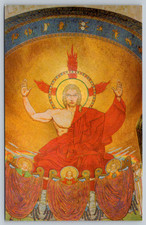 c1950s Christ in Majesty Mosaic Shrine Immaculate Conception Postcard picture