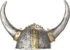 Viking Helmet with Horns for Adult, Medieval Viking Costume Viking Accessories P picture