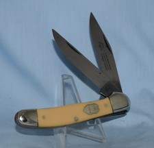 RARE VINTAGE CARL SCHLEIPER GERMAN EYE YELLOW COPPERHEAD KNIFE 