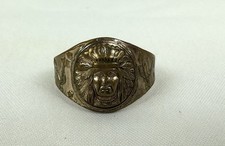 VTG 40’s Goudy Indian Gum Native American Chief Adjustable Redemption Prize Ring picture