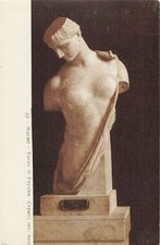 Vintage Torso of Psyche Capua Statue Postcard Naples Museo Nazionale Italy picture
