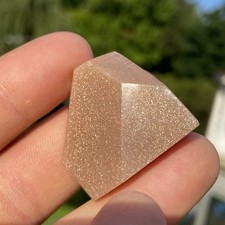 Pretty Golden Glitter Sunstone Polished Freeform Specimen picture