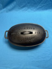 Griswold #3 Cast Iron Fully Marked Oval Roaster picture