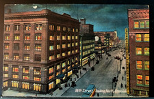 Vintage Postcard 1907-1915 16th Street, looking North, Omaha, Nebraska (NE) picture