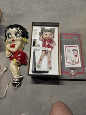 Betty Boop Coca Cola Betty’s Diner Vintage Betty Boop Blow Mold Working picture
