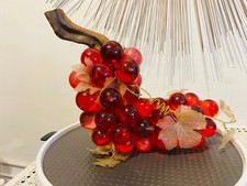 Extra Large Lucite RED Driftwood Cluster Centerpiece MCM Vintage picture