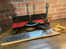 Early Langdon Acme Millers Falls Mitre Saw Box Size 2 No. 73A w/ Disston Backsaw picture