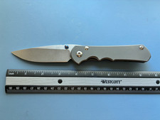 Green thorn jufule in kosi knife, repro, titanium handle, vg10 steel blade O79 picture