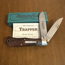 1989 REMINGTON R1128 Bullet Knife Trapper Cocobolo Handles w/papers-NIB picture