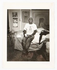 Andrew Eccles (20th c.) Portrait of Artist Mose Tolliver Folk Artist picture