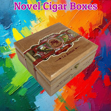 My Father Cigars Lealtad Toro Gordo Empty Wooden Cigar Box 8x7.5x3.5 picture
