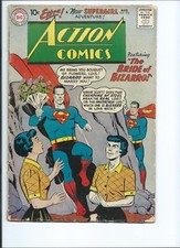 ACTION COMICS 255 - G/VG 3.0 - 4TH SUPERGIRL APPEARANCE - BIZARRO (1959) picture