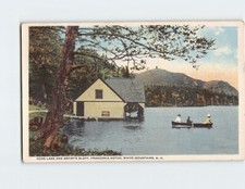 Postcard Echo Lake & Artist's Bluff Franconia Notch NH USA picture
