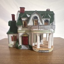 Lemax Dickensvale Porcelain Lighted Christmas Village House Collectible w/ Box picture