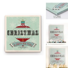 Renditions Gallery Christmas & Holiday Canvas Wall Art- Winter Christmas Tree picture